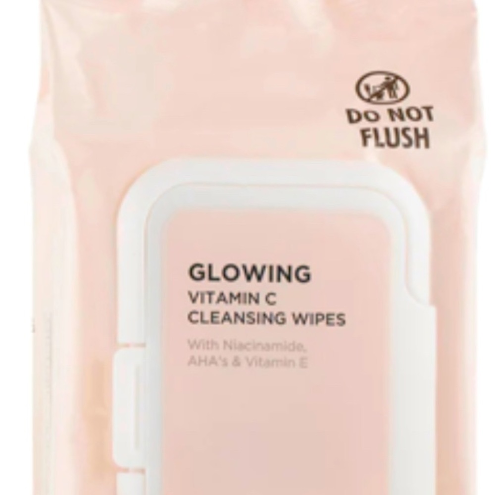 Global Beauty Care Glowing Vitamin C Cleansing Cloths, 25 Count